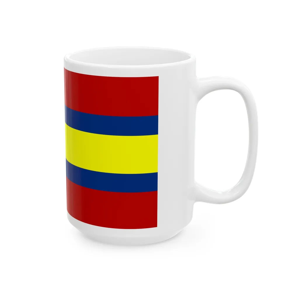 Flag of Loja Ecuador - White Coffee Mug-Go Mug Yourself