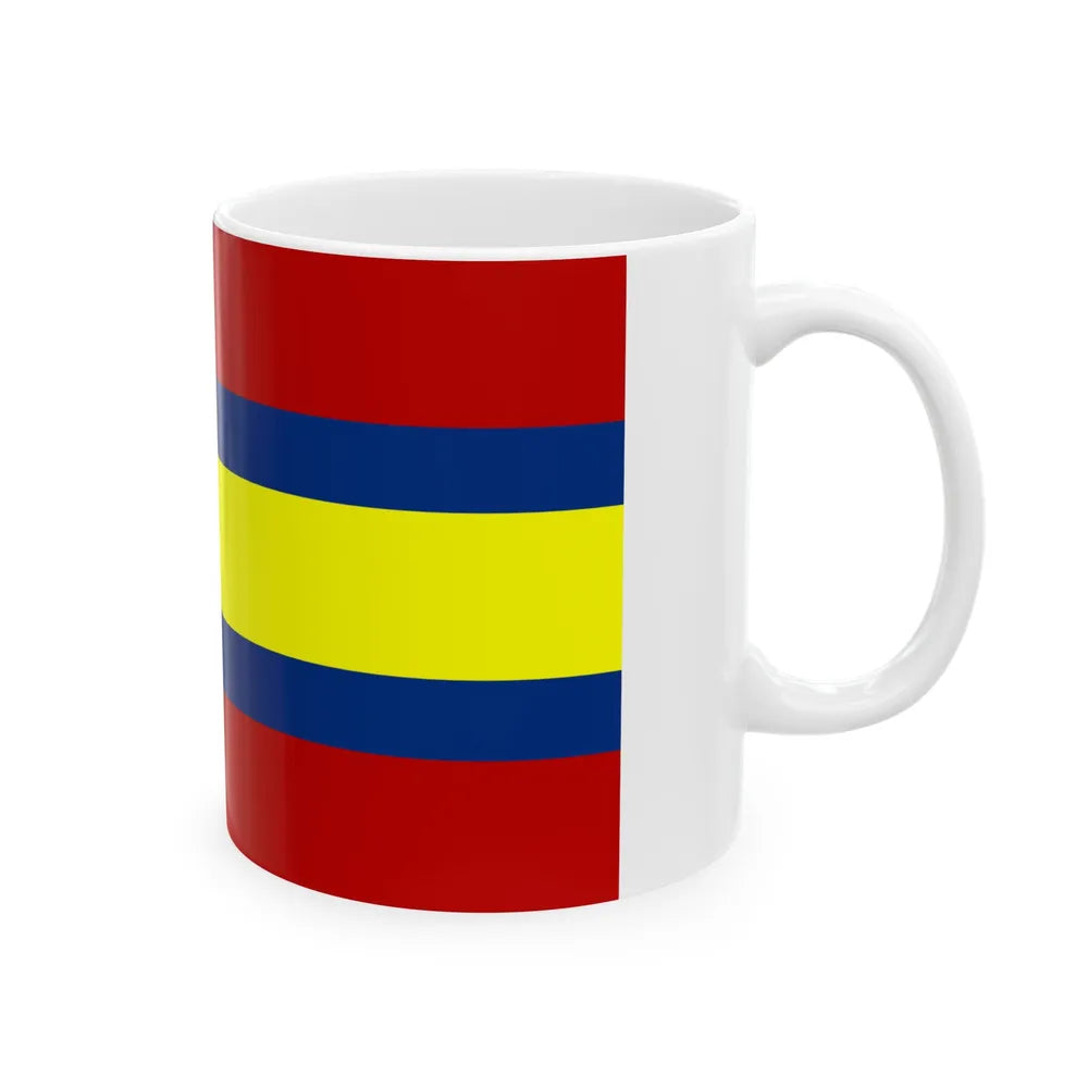 Flag of Loja Ecuador - White Coffee Mug-Go Mug Yourself