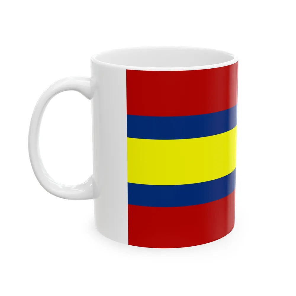 Flag of Loja Ecuador - White Coffee Mug-Go Mug Yourself