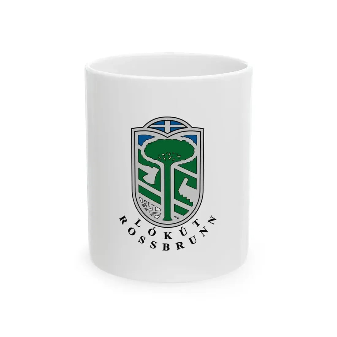 Flag of Lokut vertical (Hungary) White Coffee Mug 11oz - Go Mug Yourself