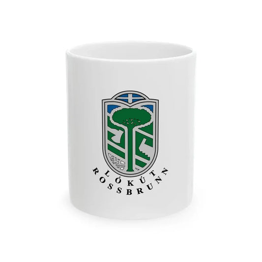 Flag of Lokut vertical (Hungary) White Coffee Mug 11oz - Go Mug Yourself
