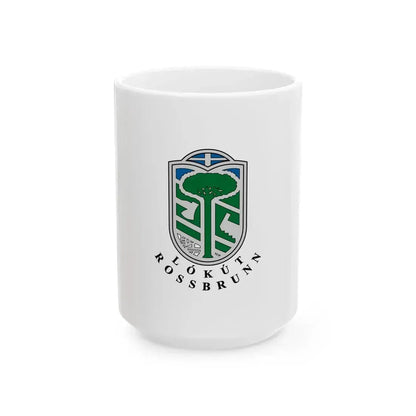 Flag of Lokut vertical (Hungary) White Coffee Mug 15oz - Go Mug Yourself