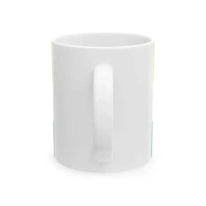 Flag of Lomas de Sargentillo (Ecuador) White Coffee Mug - Go Mug Yourself
