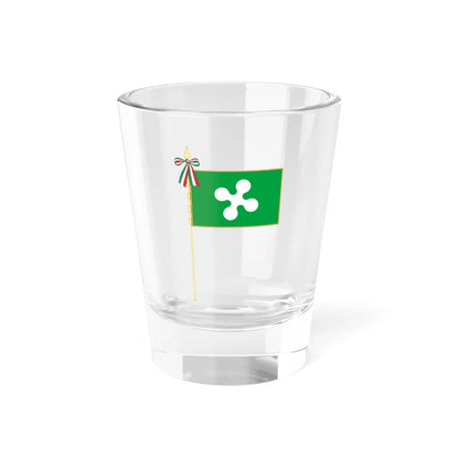 Flag of Lombardy Complete (Italy) Shot Glass 1.5oz 1.5oz - Go Mug Yourself