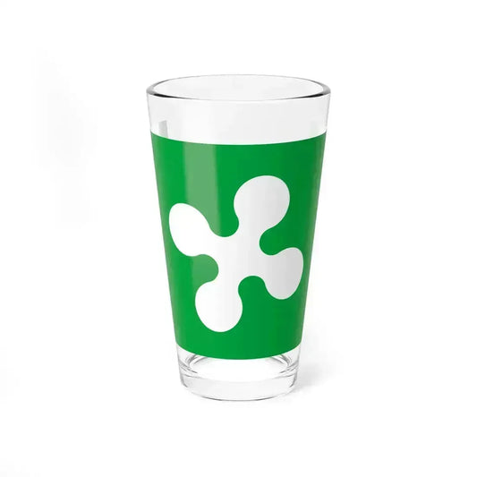 Flag of Lombardy (Italy) Pint Glass 16oz 16oz - Go Mug Yourself