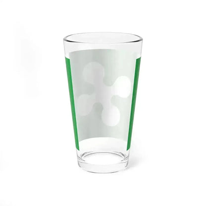 Flag of Lombardy (Italy) Pint Glass 16oz - Go Mug Yourself