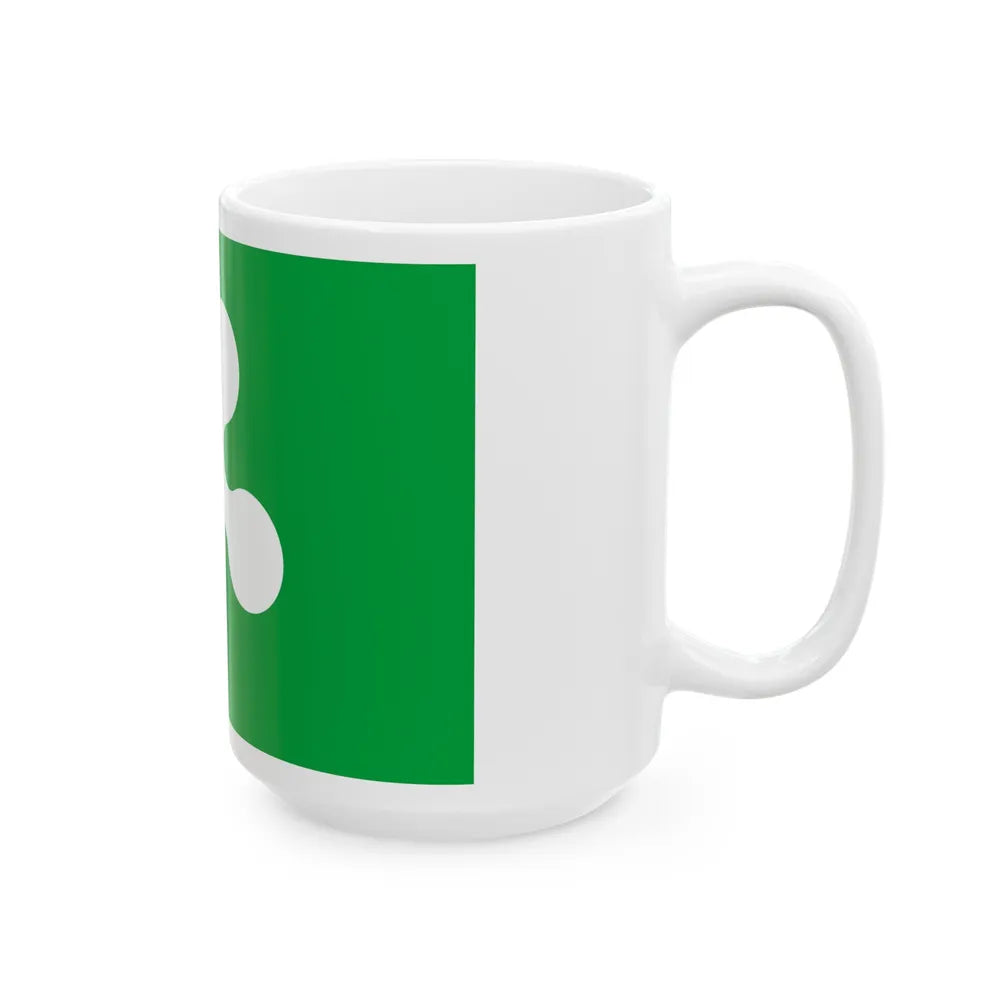 Flag of Lombardy Italy - White Coffee Mug-Go Mug Yourself