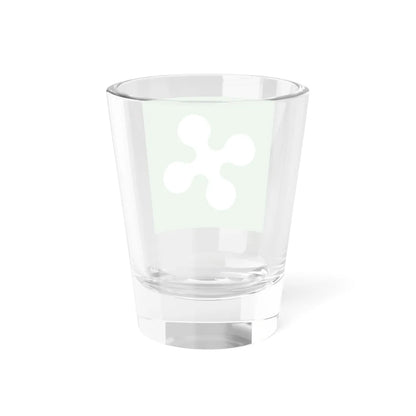 Flag of Lombardy square (Italy) Shot Glass 1.5oz - Go Mug Yourself