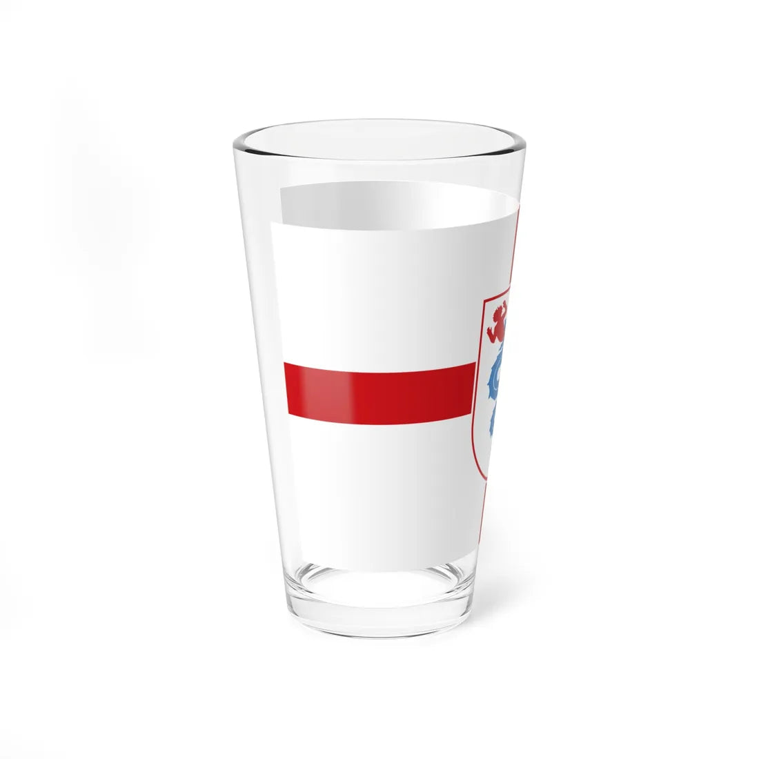 Flag of Lombardy version 2 (Italy) Pint Glass 16oz - Go Mug Yourself