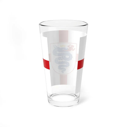 Flag of Lombardy version 2 (Italy) Pint Glass 16oz - Go Mug Yourself