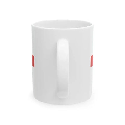 Flag of Lombardy version 2 (Italy) White Coffee Mug - Go Mug Yourself