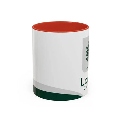 Flag of London Ontario Canada - Accent Coffee Mug 11oz Red - Go Mug Yourself