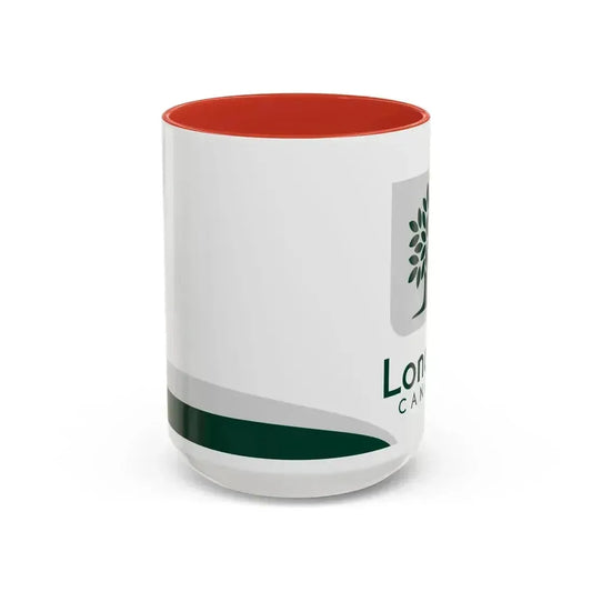 Flag of London Ontario Canada - Accent Coffee Mug 15oz Red - Go Mug Yourself