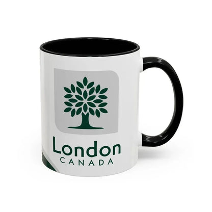 Flag of London Ontario Canada - Accent Coffee Mug - Go Mug Yourself