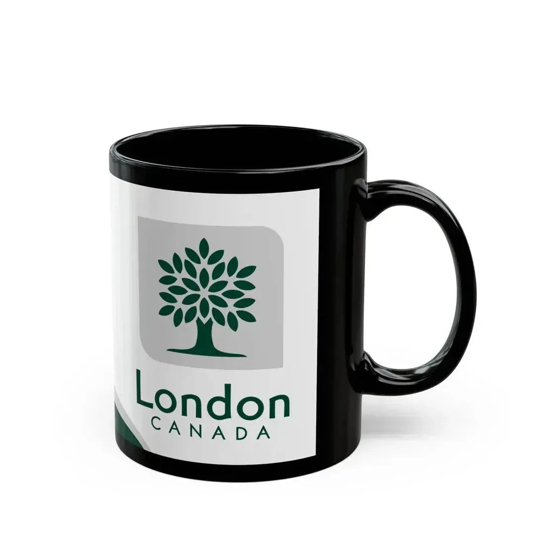 Flag of London Ontario Canada - Black Coffee Mug - Go Mug Yourself