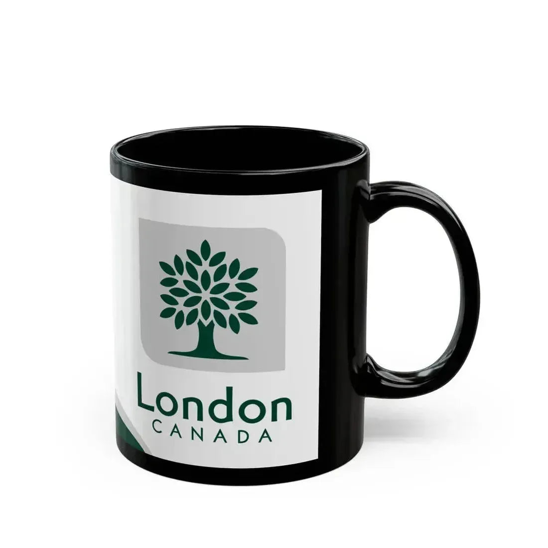 Flag of London Ontario Canada - Black Coffee Mug - Go Mug Yourself