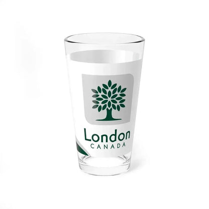 Flag of London Ontario Canada - Pint Glass 16oz - Go Mug Yourself