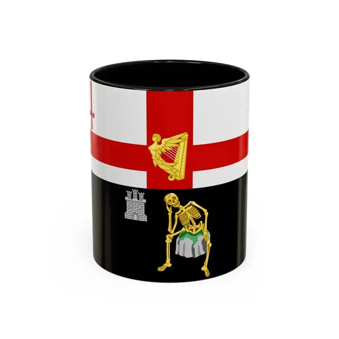 Flag of Londonderry Ireland - Accent Coffee Mug 11oz Black - Go Mug Yourself