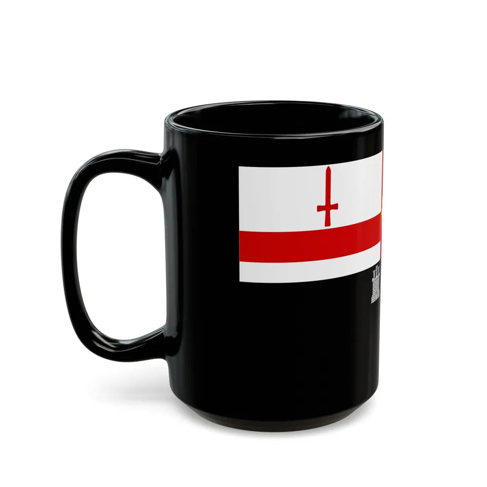 Flag of Londonderry Ireland - Black Coffee Mug-Go Mug Yourself