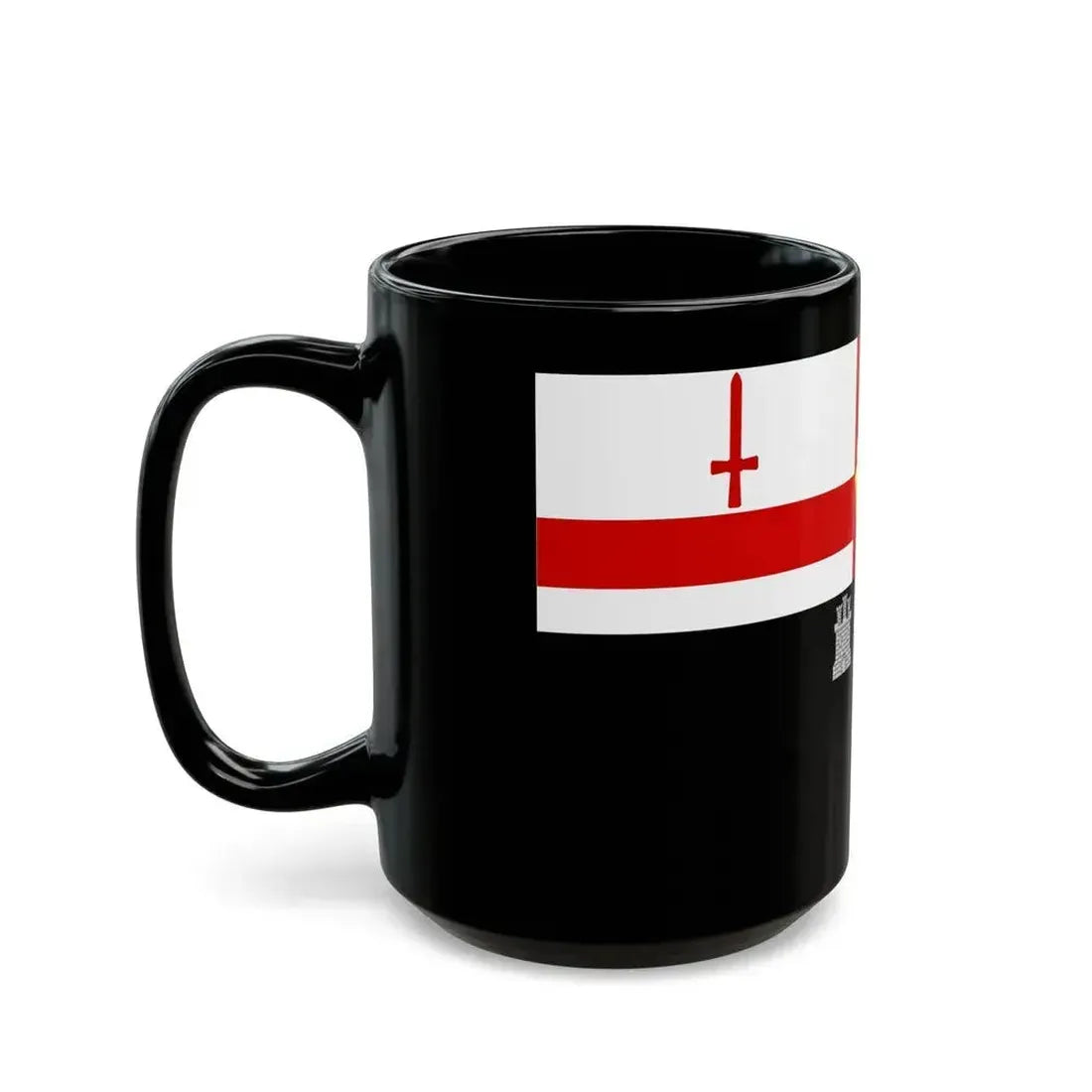 Flag of Londonderry Ireland - Black Coffee Mug - Go Mug Yourself