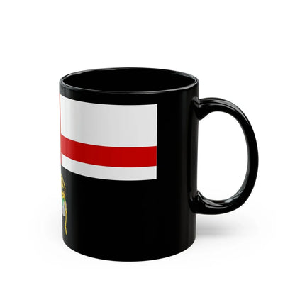 Flag of Londonderry Ireland - Black Coffee Mug-Go Mug Yourself