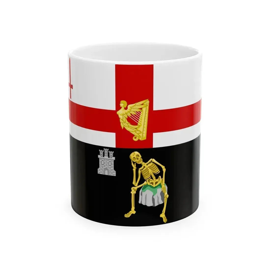 Flag of Londonderry Ireland - White Coffee Mug 11oz - Go Mug Yourself