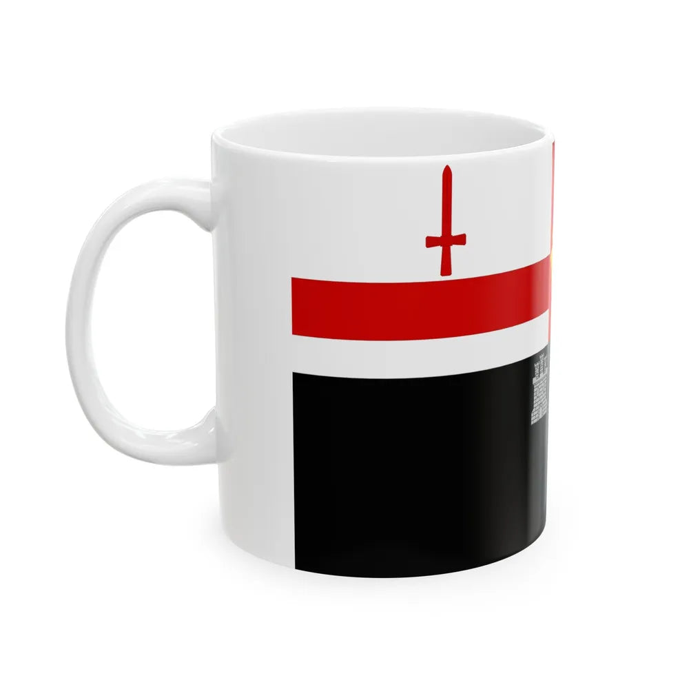 Flag of Londonderry Ireland - White Coffee Mug-Go Mug Yourself