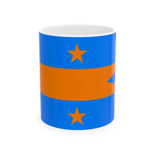 Flag of Long Island (United States) White Coffee Mug 11oz - Go Mug Yourself