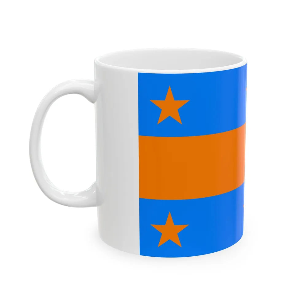 Flag of Long Island (United States) White Coffee Mug - Go Mug Yourself