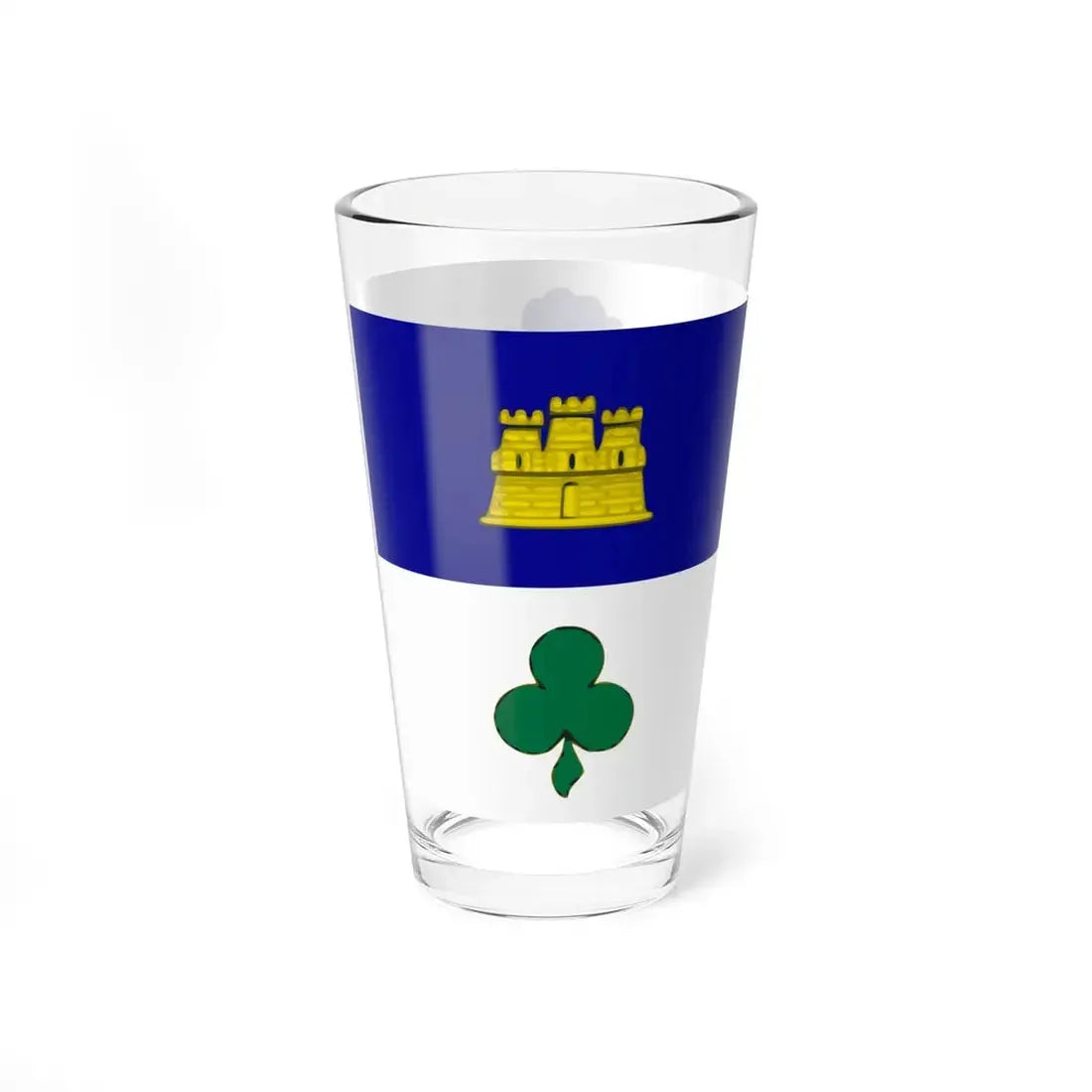 Flag of Longeron (France) Pint Glass 16oz - Go Mug Yourself