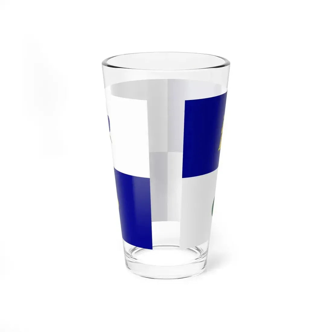 Flag of Longeron (France) Pint Glass 16oz - Go Mug Yourself