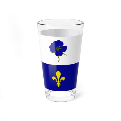 Flag of Longeron (France) Pint Glass 16oz - Go Mug Yourself