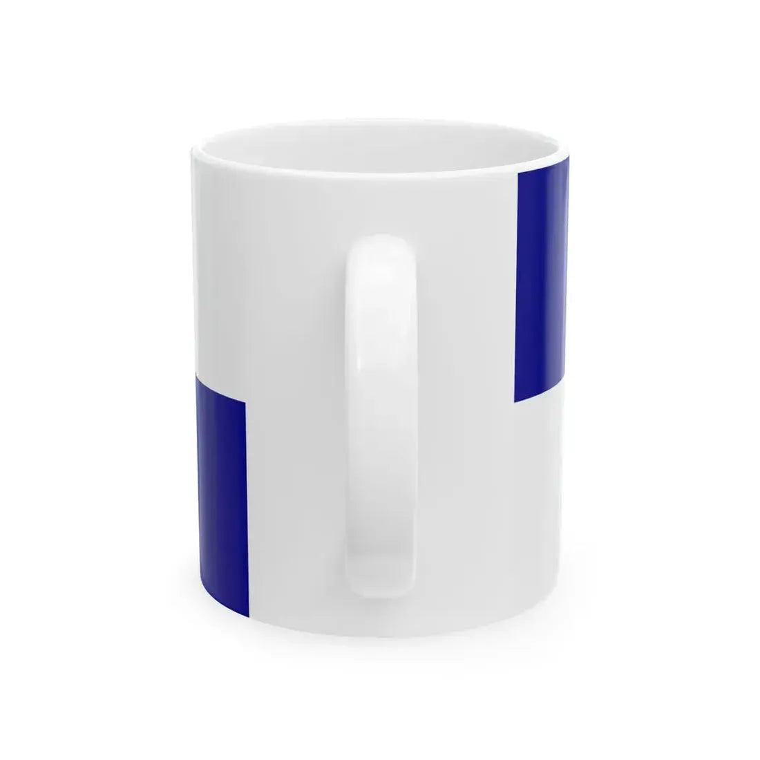 Flag of Longeron (France) White Coffee Mug - Go Mug Yourself