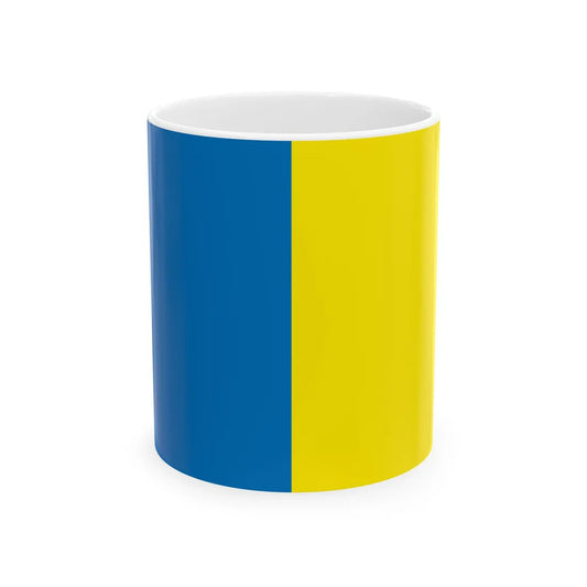 Flag of Longford Tipperary  Roscommon County (Ireland) White Coffee Mug 11oz - Go Mug Yourself