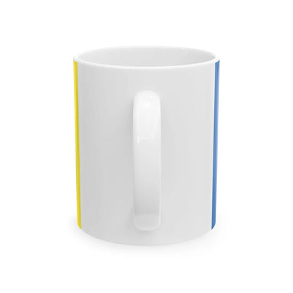 Flag of Longford Tipperary  Roscommon County (Ireland) White Coffee Mug - Go Mug Yourself