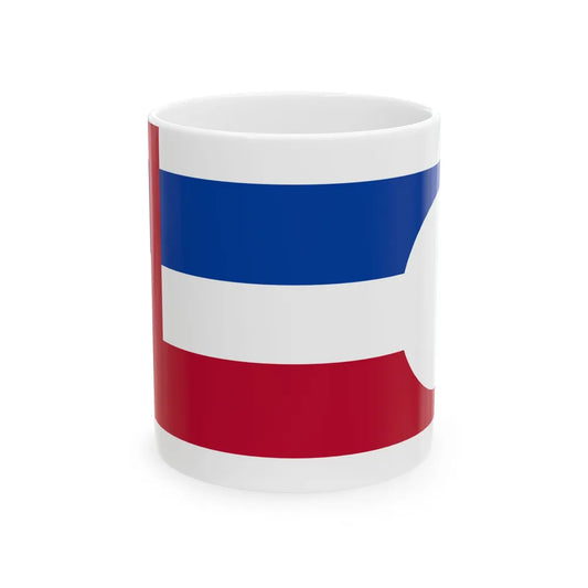 Flag of Longmont Colorado (United States) White Coffee Mug 11oz - Go Mug Yourself