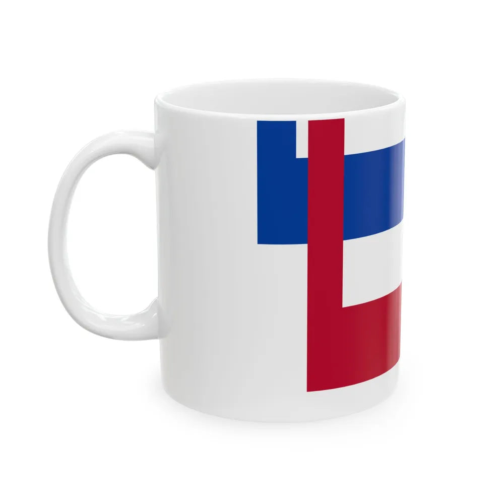 Flag of Longmont Colorado (United States) White Coffee Mug - Go Mug Yourself