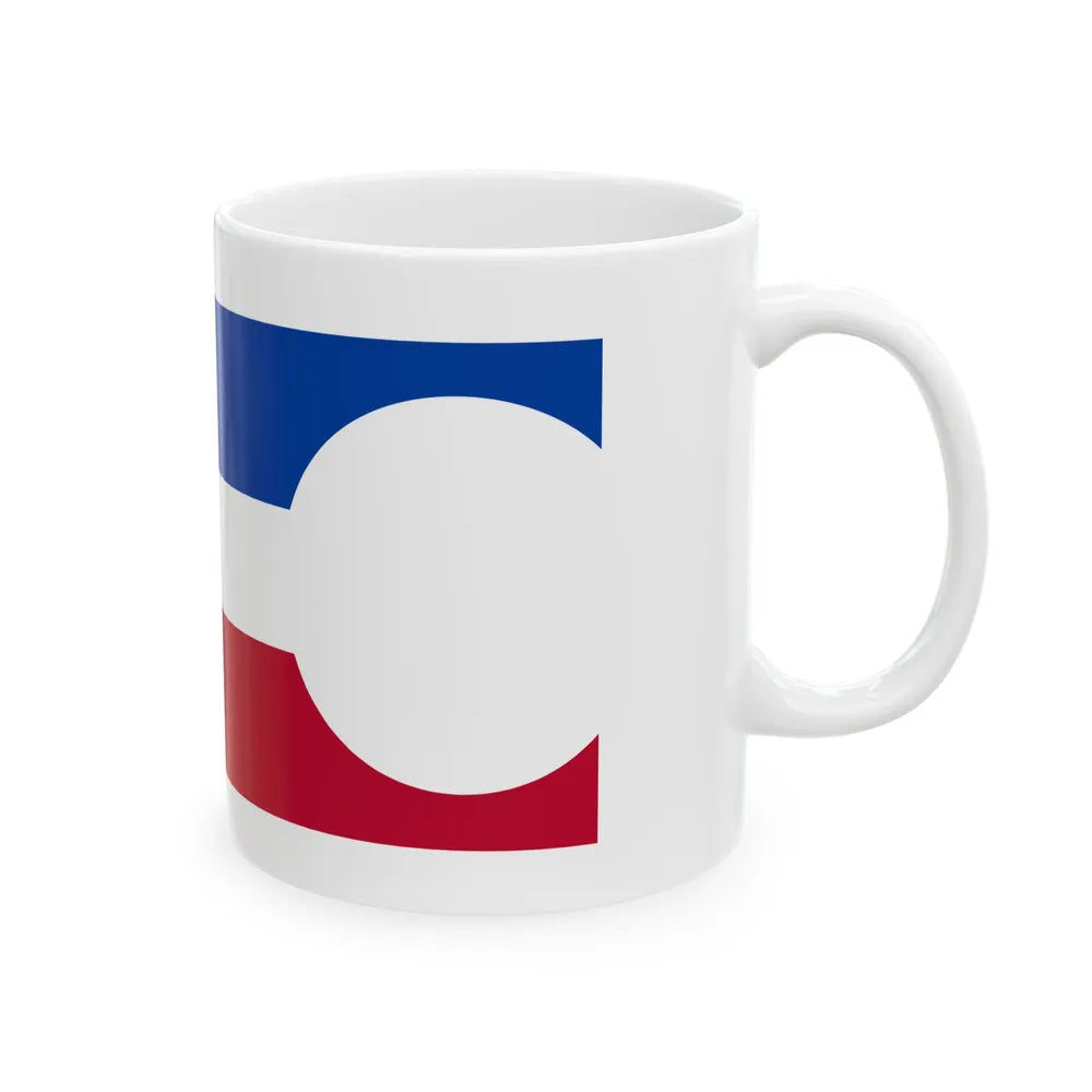 Flag of Longmont Colorado (United States) White Coffee Mug - Go Mug Yourself