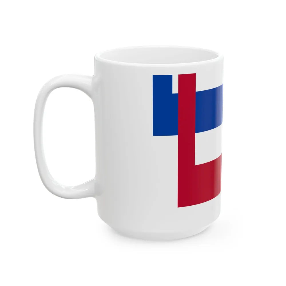 Flag of Longmont Colorado (United States) White Coffee Mug - Go Mug Yourself