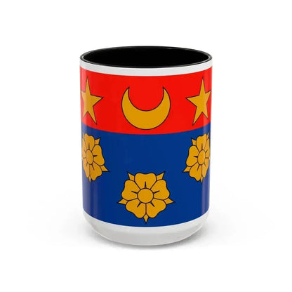 Flag of Longueuil Quebec Canada - Accent Coffee Mug 15oz Black - Go Mug Yourself