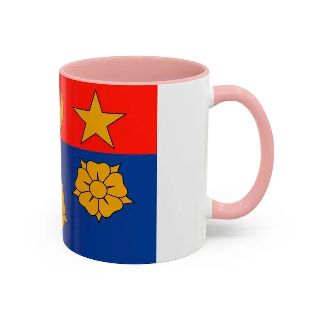 Flag of Longueuil Quebec Canada - Accent Coffee Mug - Go Mug Yourself