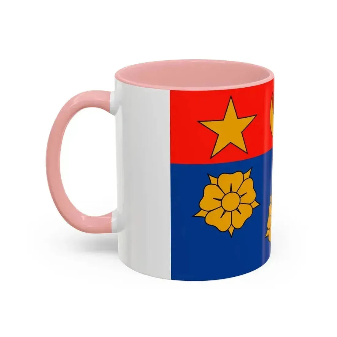 Flag of Longueuil Quebec Canada - Accent Coffee Mug - Go Mug Yourself