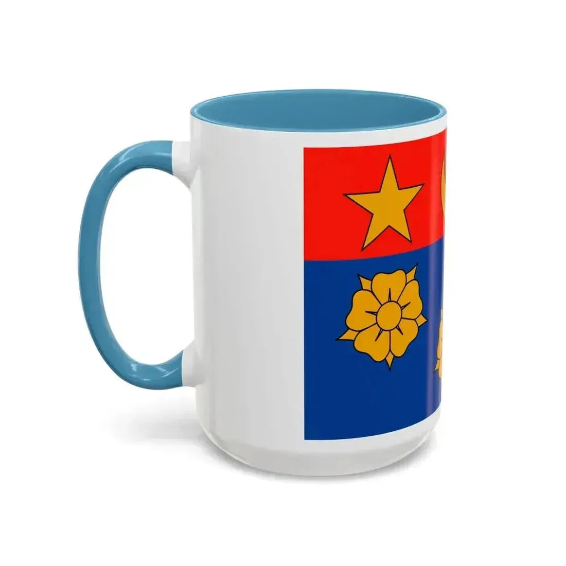 Flag of Longueuil Quebec Canada - Accent Coffee Mug - Go Mug Yourself