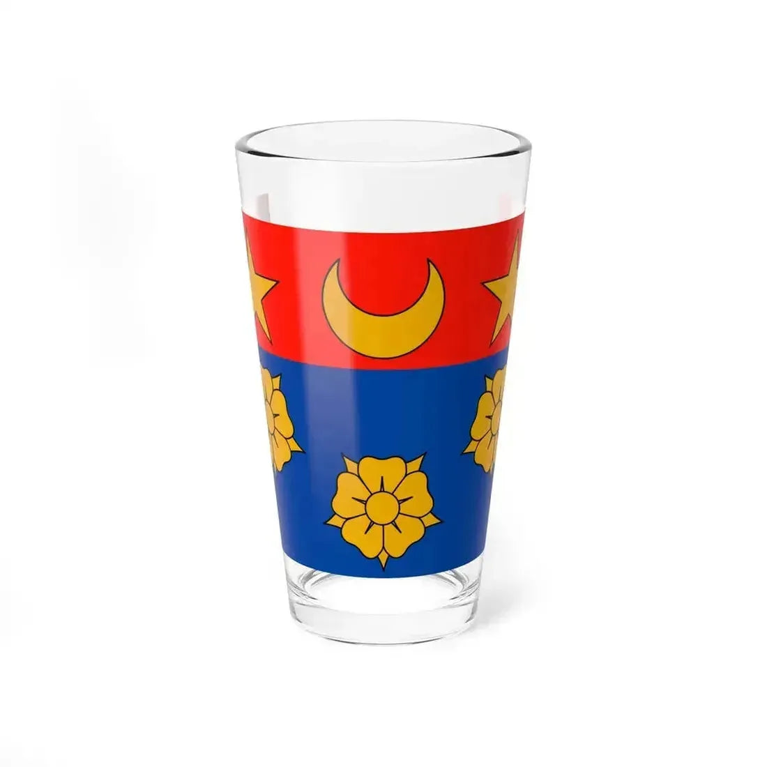 Flag of Longueuil Quebec Canada - Pint Glass 16oz 16oz - Go Mug Yourself