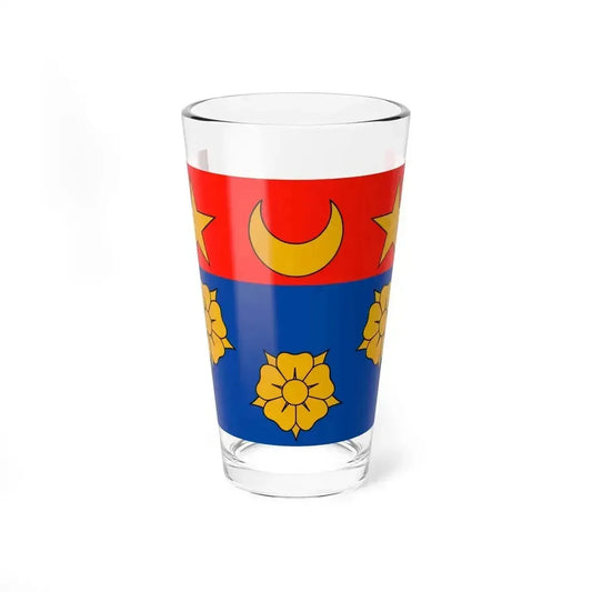 Flag of Longueuil Quebec Canada - Pint Glass 16oz 16oz - Go Mug Yourself