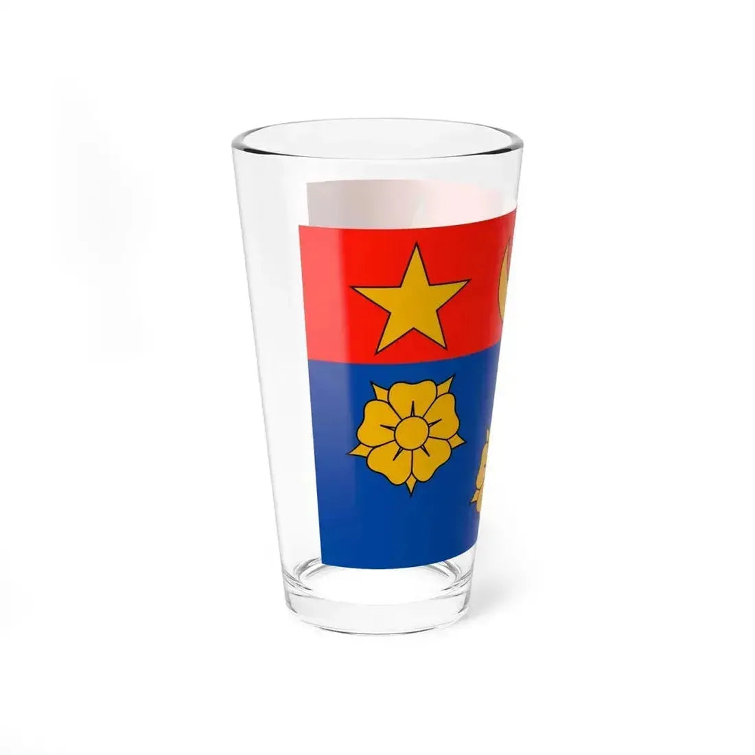 Flag of Longueuil Quebec Canada - Pint Glass 16oz - Go Mug Yourself