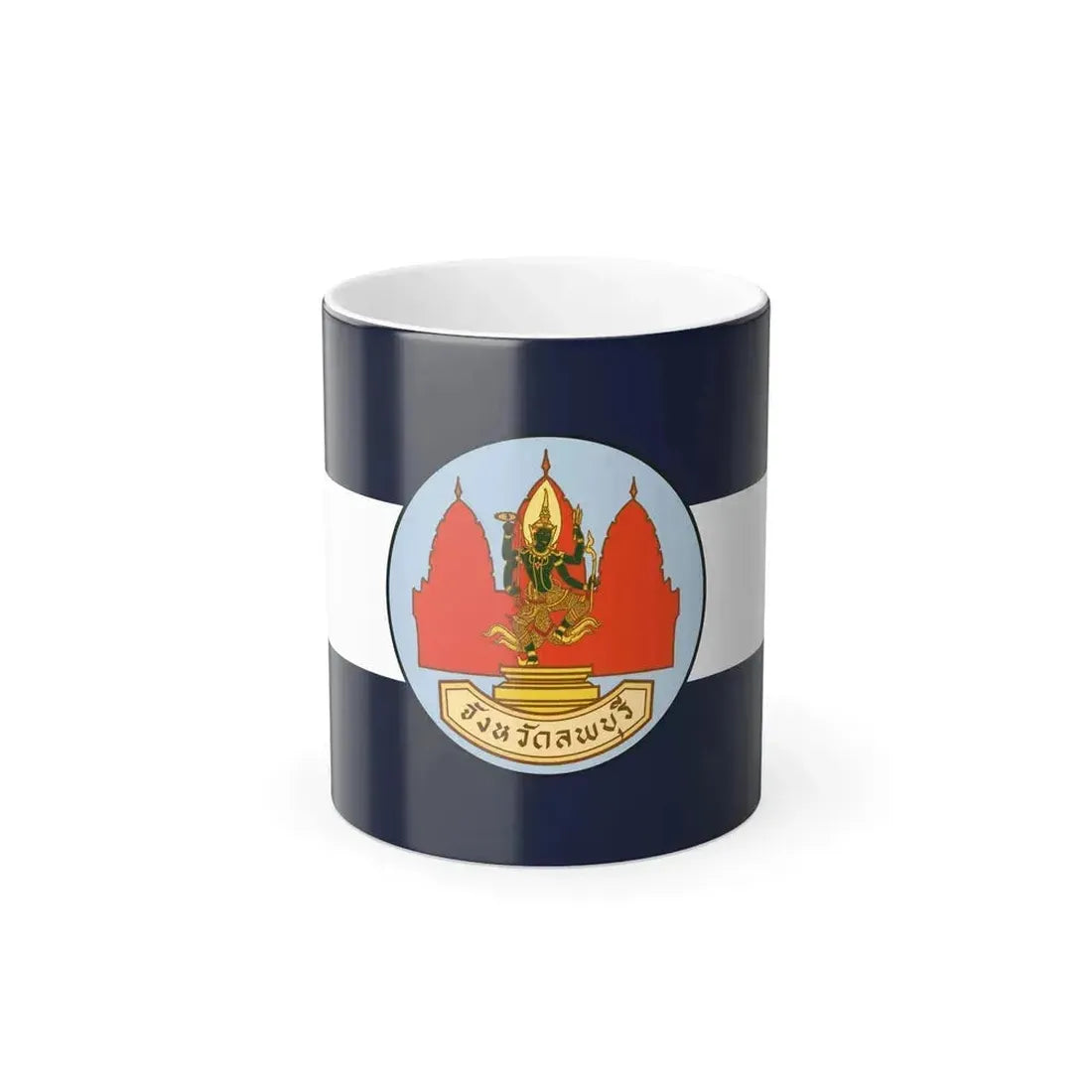 Flag of Lop Buri Province Thailand - Color Changing Coffee Mug 11oz - Go Mug Yourself