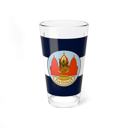 Flag of Lop Buri Province Thailand - Pint Glass 16oz 16oz - Go Mug Yourself