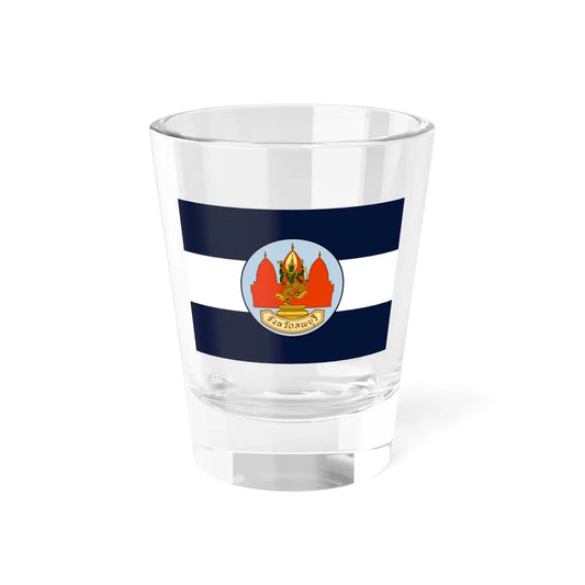 Flag of Lop Buri Province Thailand - Shot Glass 1.5oz 1.5oz - Go Mug Yourself