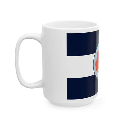 Flag of Lop Buri Province Thailand - White Coffee Mug - Go Mug Yourself